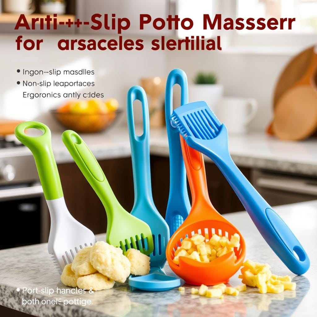 Anti-Slip Potato Mashers for Seniors