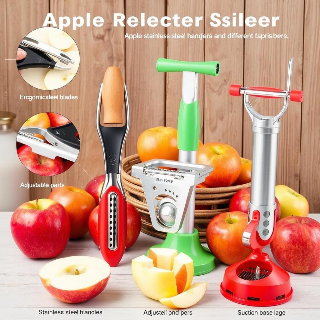 Apple Peeler Corer Slicer Features Apple Peeler Corer Slicer Features