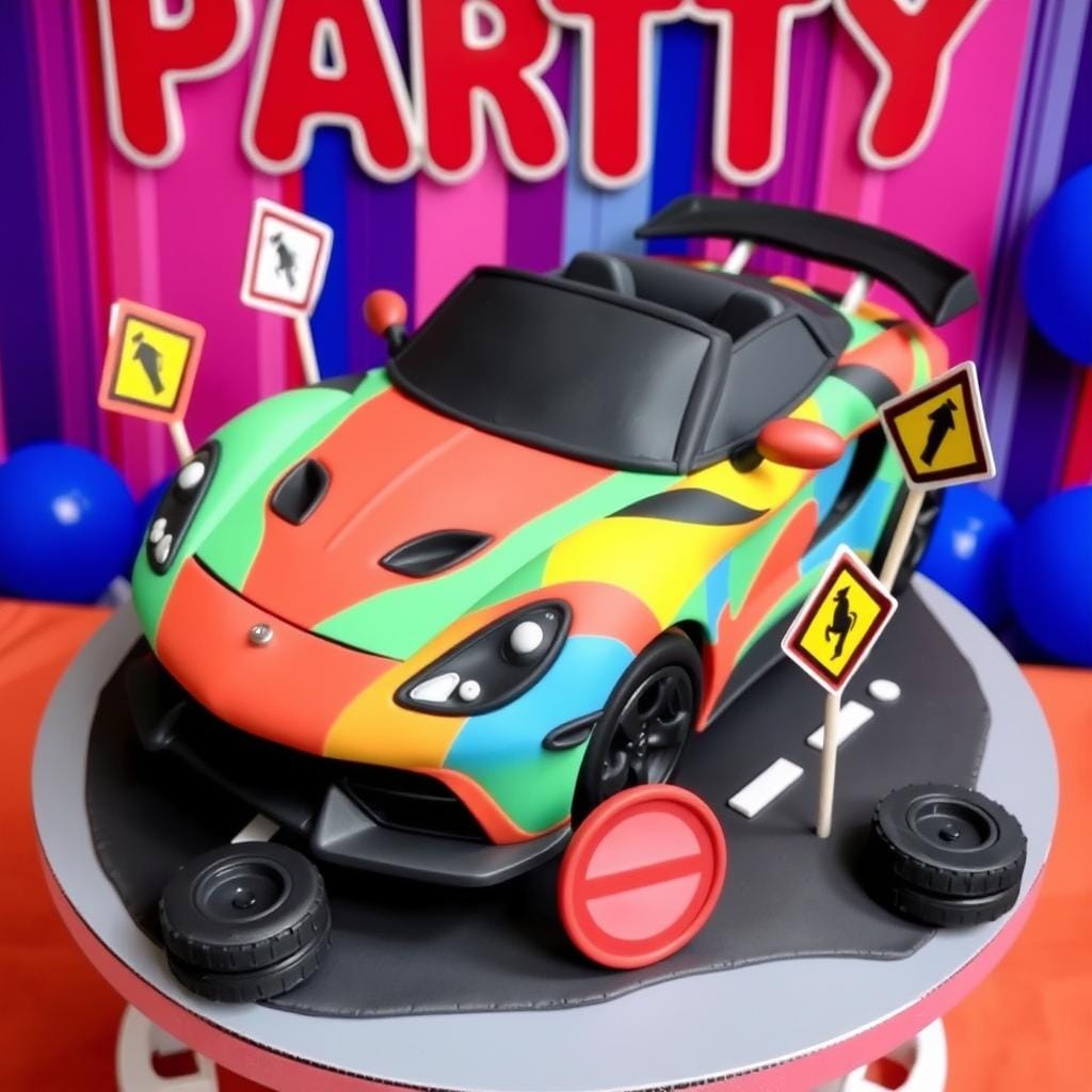 Automobile Pastry Design Automobile Pastry Design
