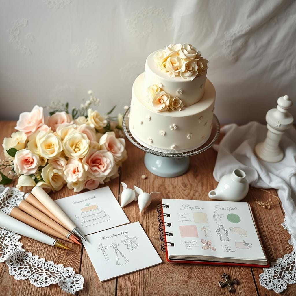 Baptism Cake Design Planning