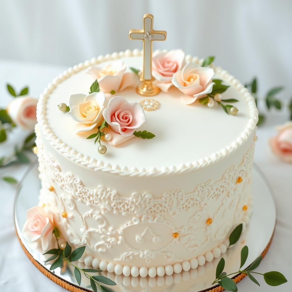 Baptism Cake Edible Decorations