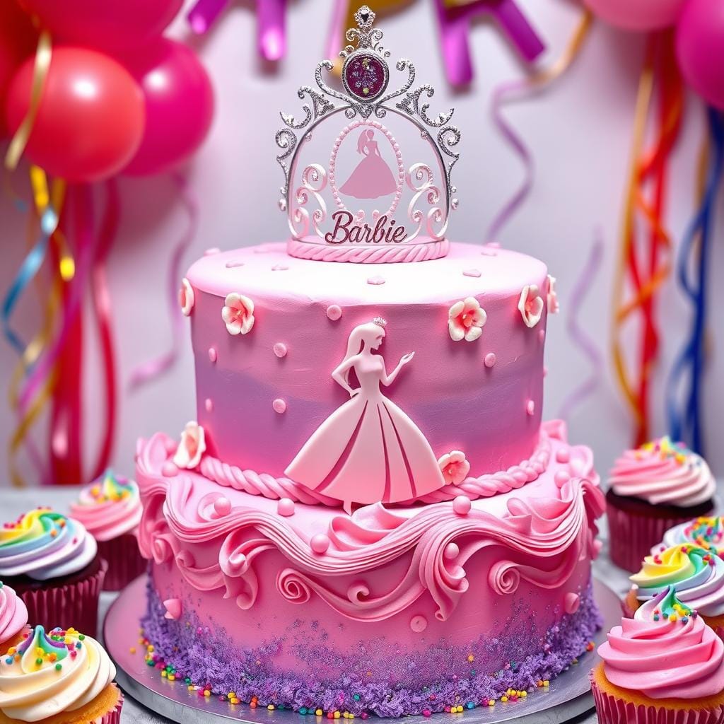 Barbie Birthday Cake Inspiration