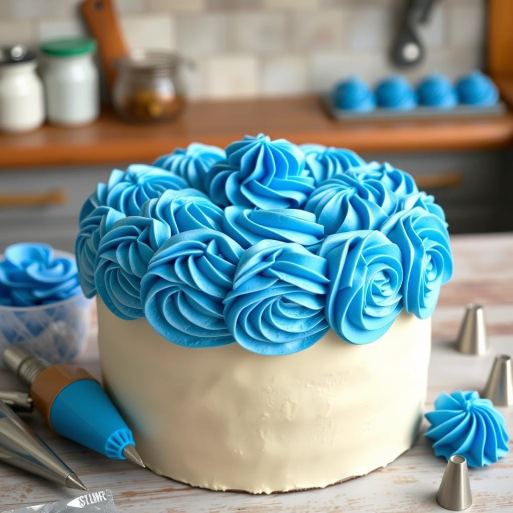 Blue Buttercream Frosting Techniques Blue Buttercream Frosting Techniques