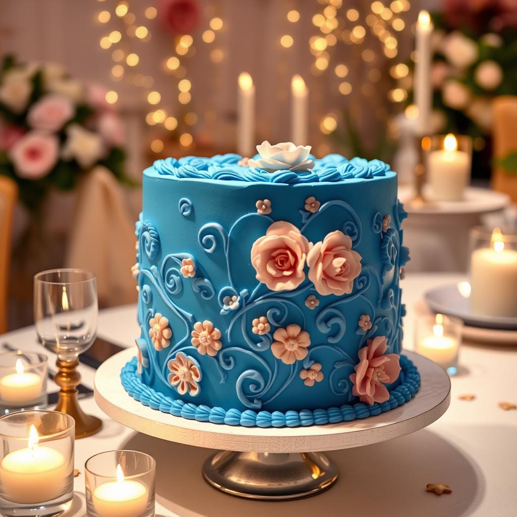 Blue Cake Celebration Blue Cake Celebration