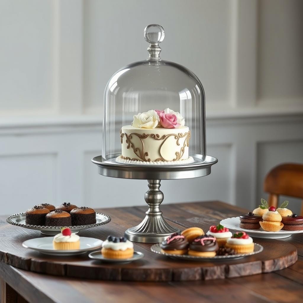 Cake Stand with Dome Brands