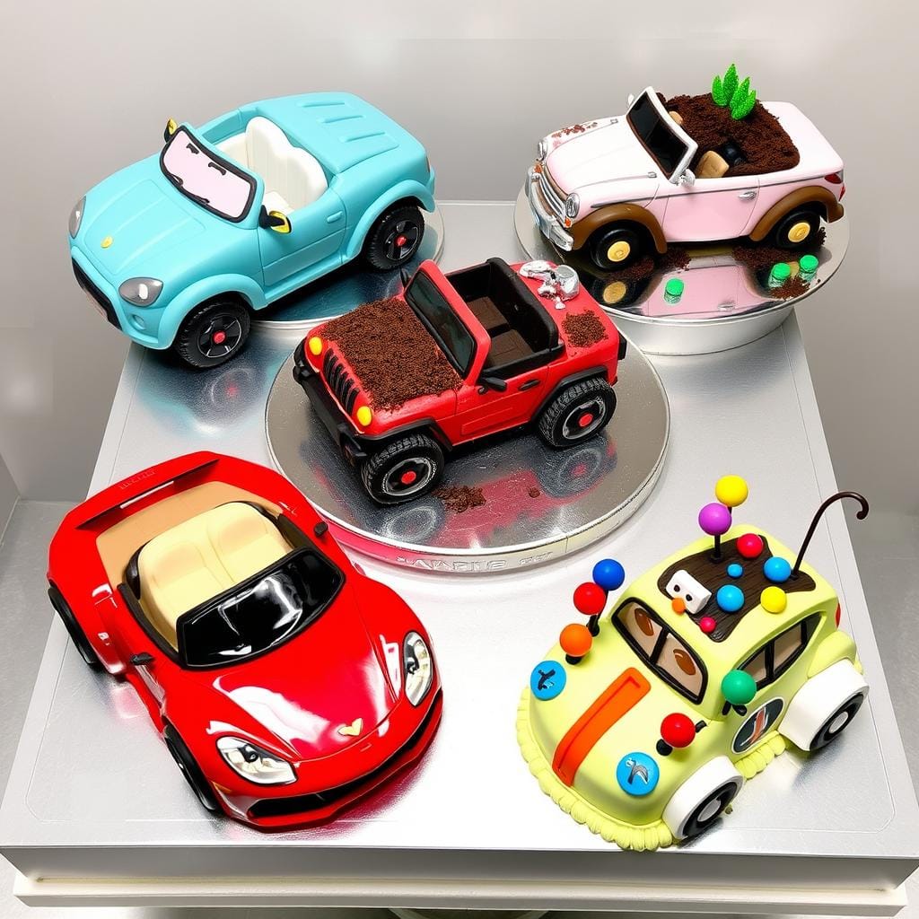 Car Cake Design Variations Car Cake Design Variations