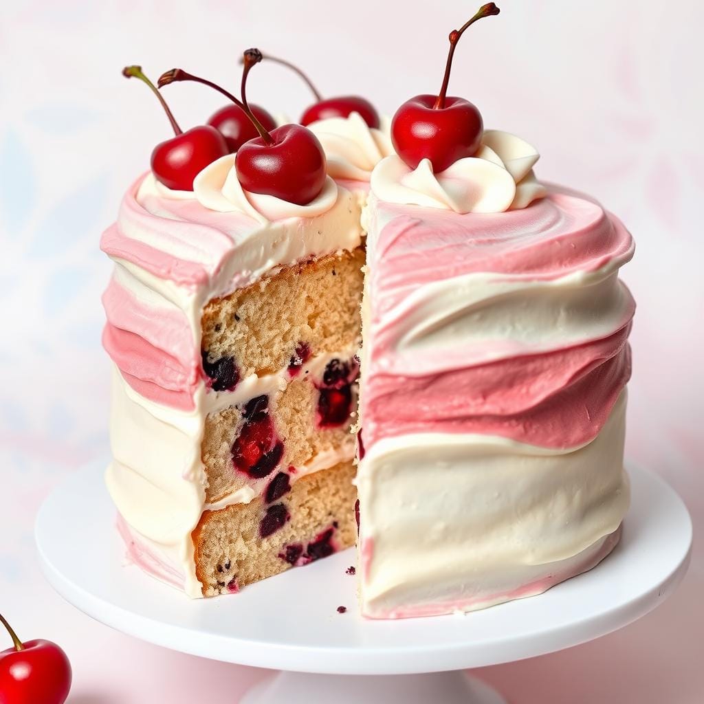 Cherry Chip Cake Buttercream Frosting Cherry Chip Cake Buttercream Frosting