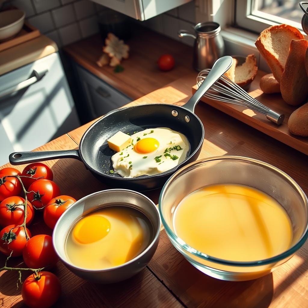 Classic Scrambled Eggs Preparation Classic Scrambled Eggs Preparation