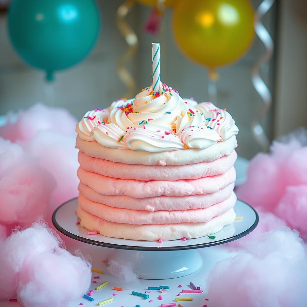 Cotton Candy Birthday Cake Cotton Candy Birthday Cake