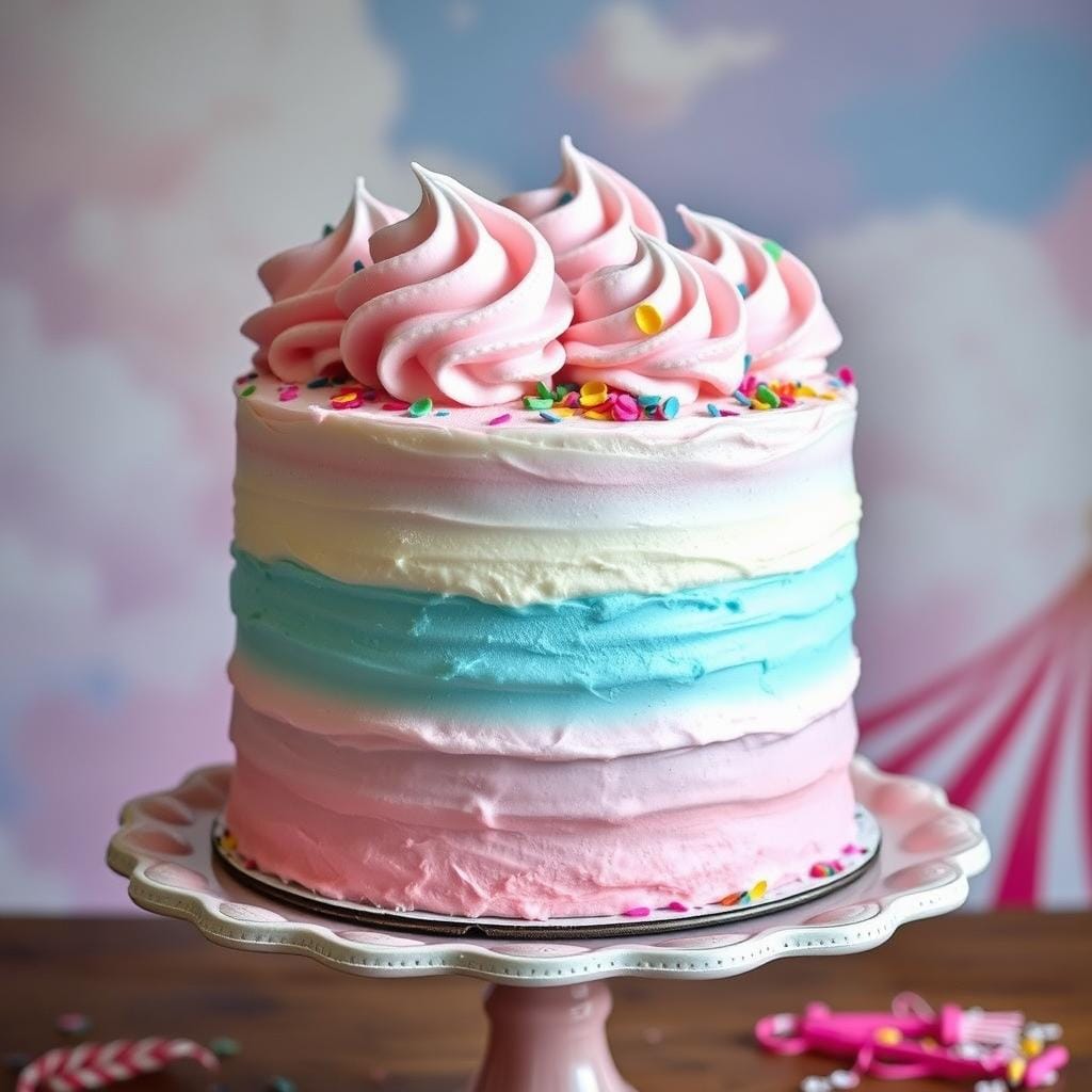 Cotton Candy Cake Delight Cotton Candy Cake Delight