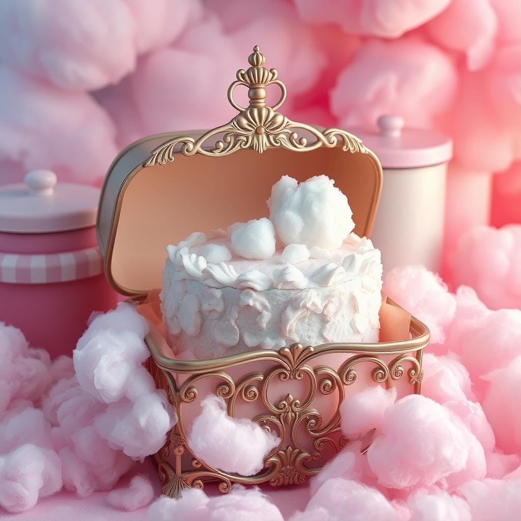 Cotton Candy Cake Storage Cotton Candy Cake Storage