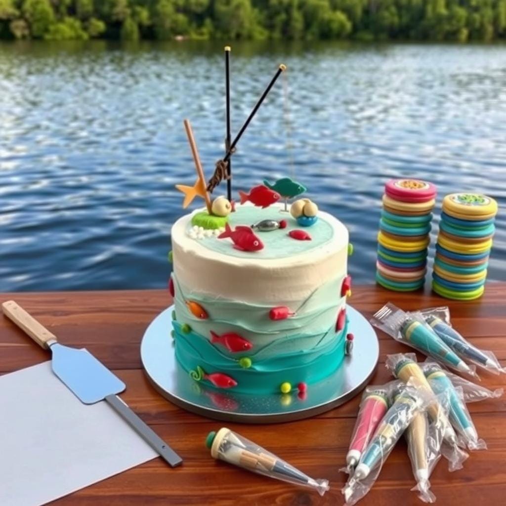 Fishing Cake Assembly Techniques Fishing Cake Assembly Techniques