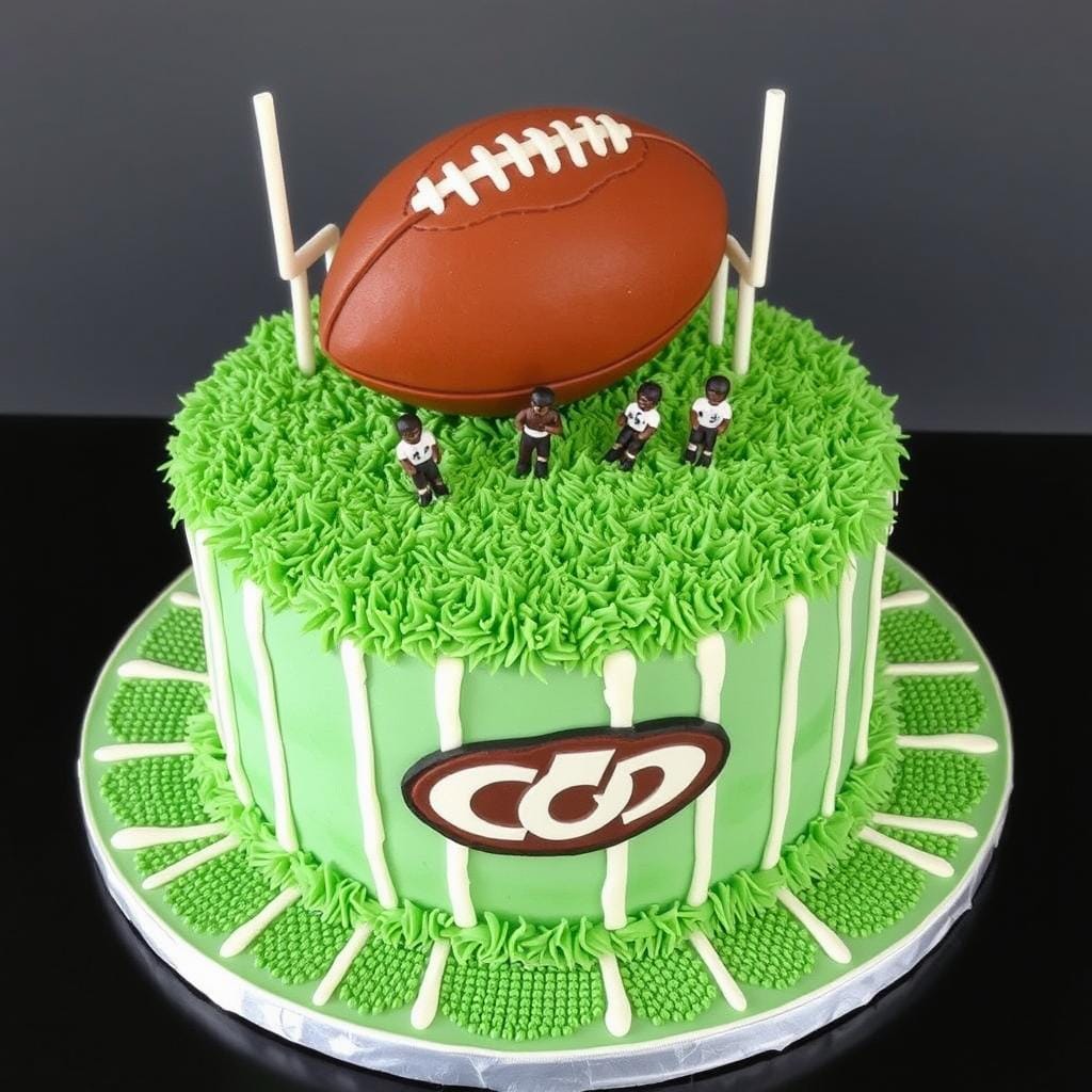 Football Themed Cake Design Football Themed Cake Design