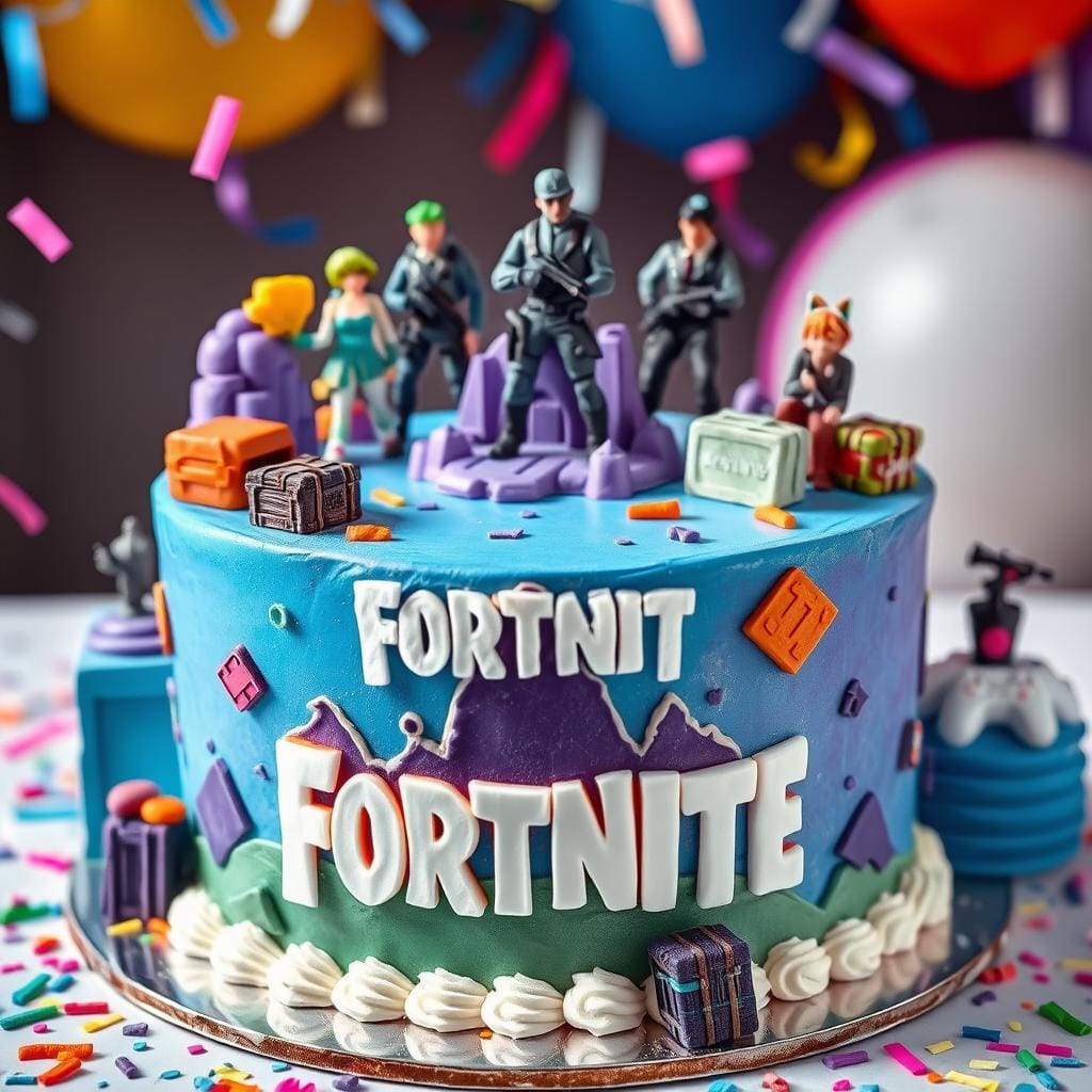 Level Up Your Celebration With A Fortnite Cream Cake