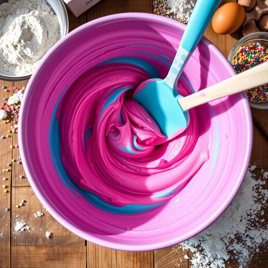 Gender Reveal Cake Batter Mixing Techniques Gender Reveal Cake Batter Mixing Techniques