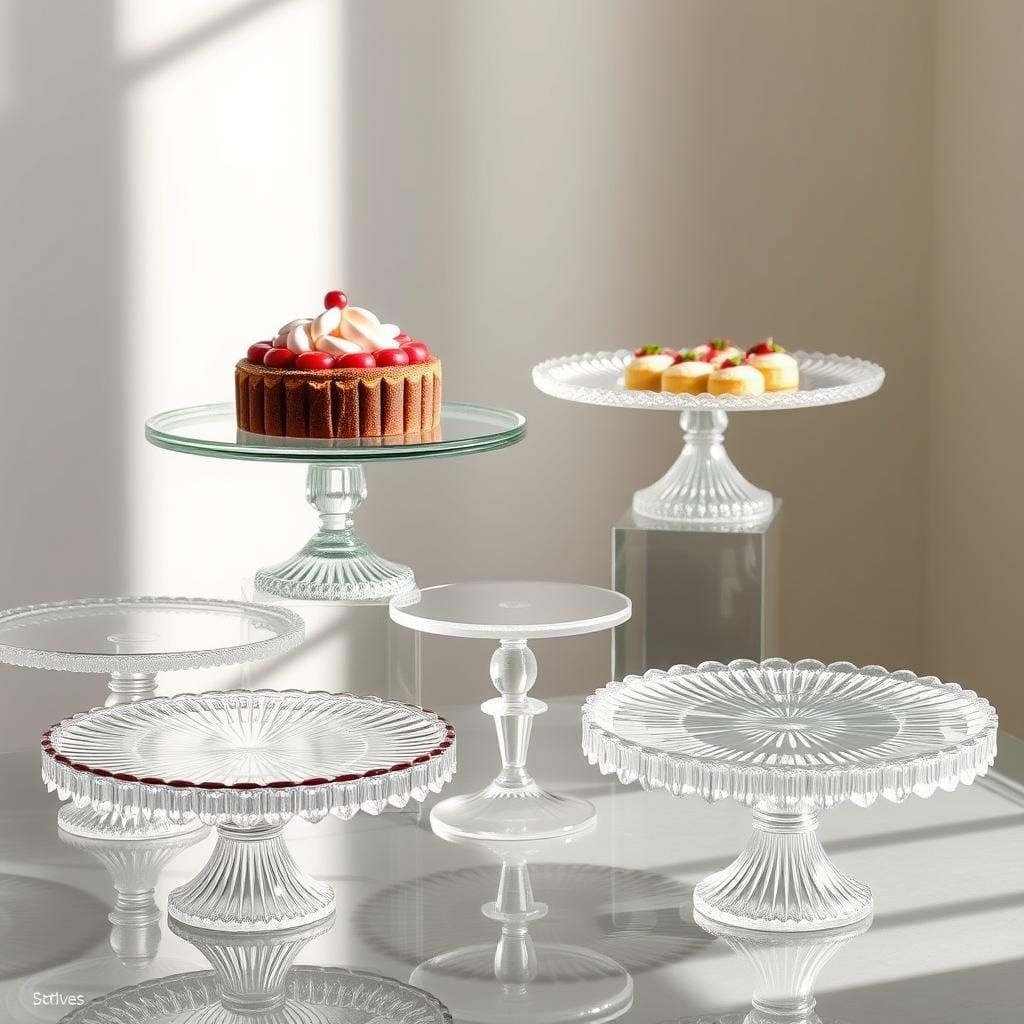Glass Cake Stand Selection Glass Cake Stand Selection