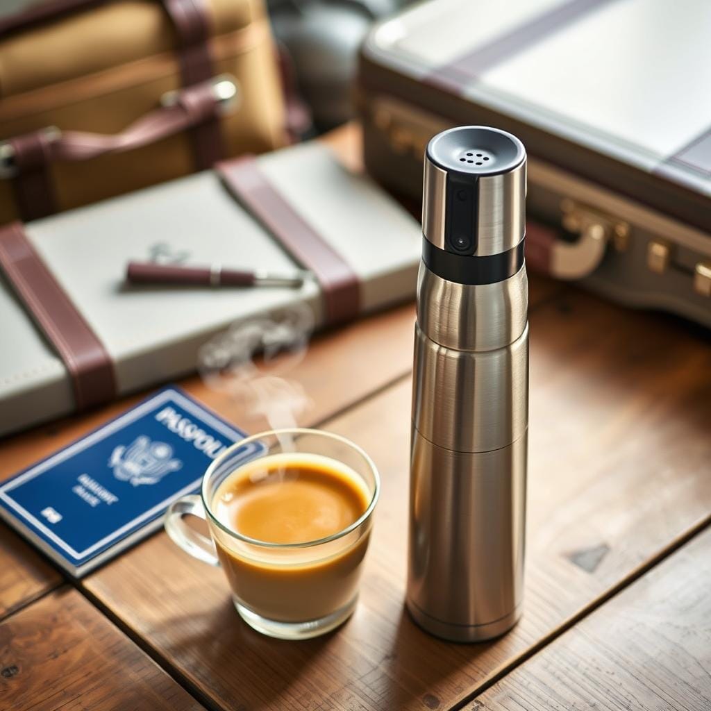 Handheld Milk Frother for Travelers