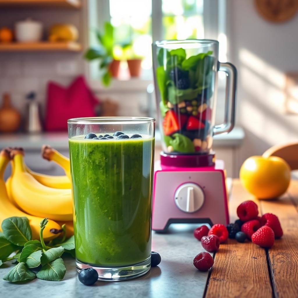 Healthy Morning Smoothie Preparation Healthy Morning Smoothie Preparation