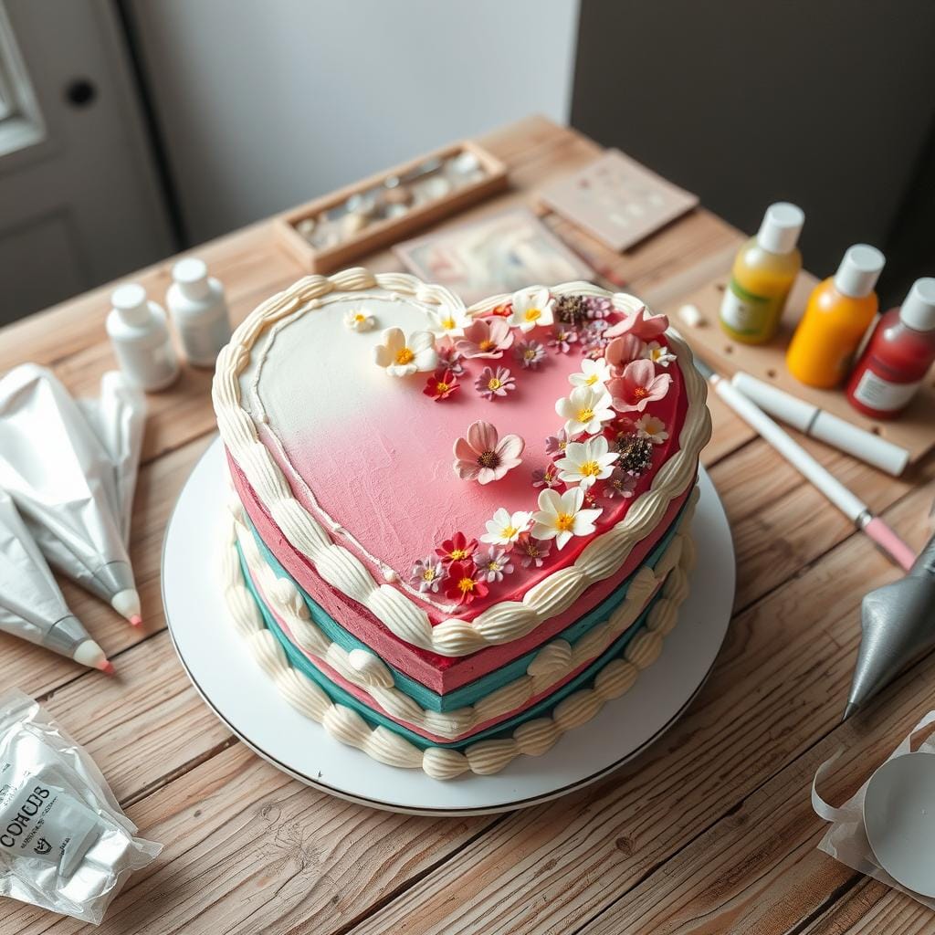 Heart Cake Customization Heart Cake Customization