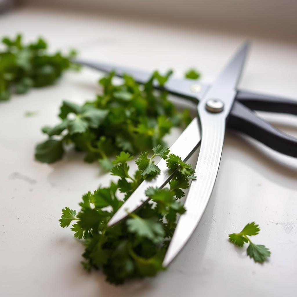 Herb Scissors Cutting Techniques