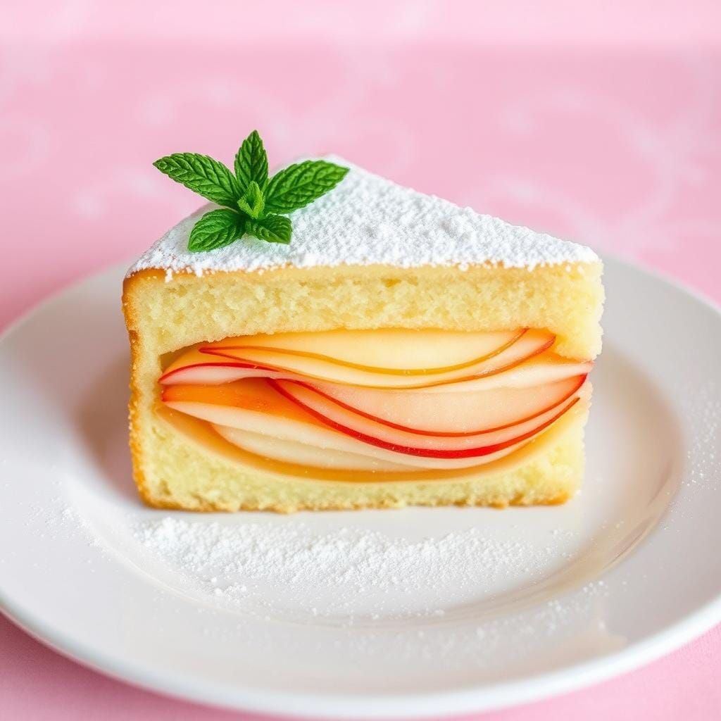 Invisible Apple Cake Slice