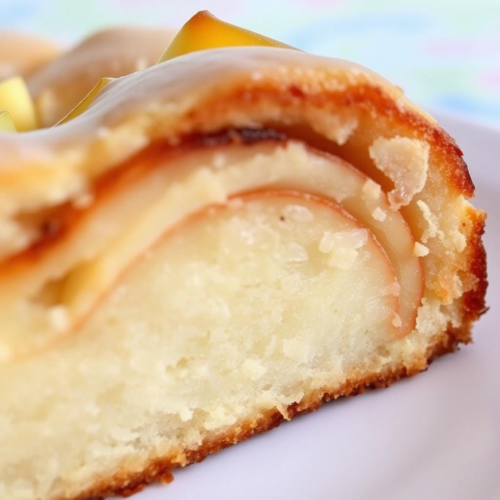 Invisible Apple Cake Texture