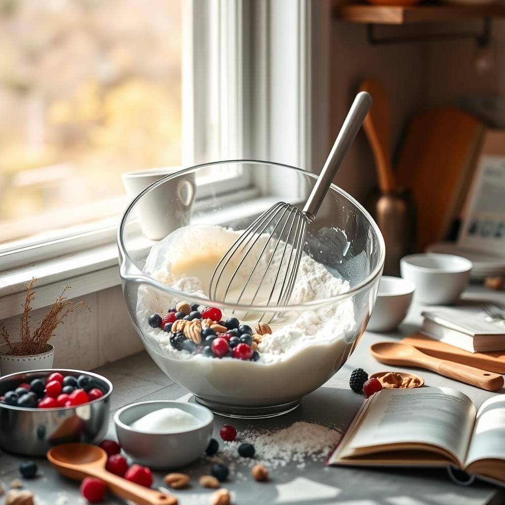 Kefir Sheet Cake Mixing Process Kefir Sheet Cake Mixing Process