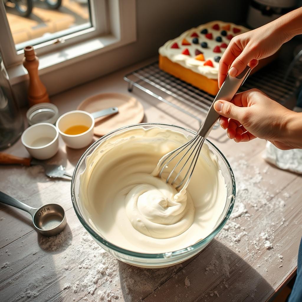 Kefir Sheet Cake Mixing Techniques