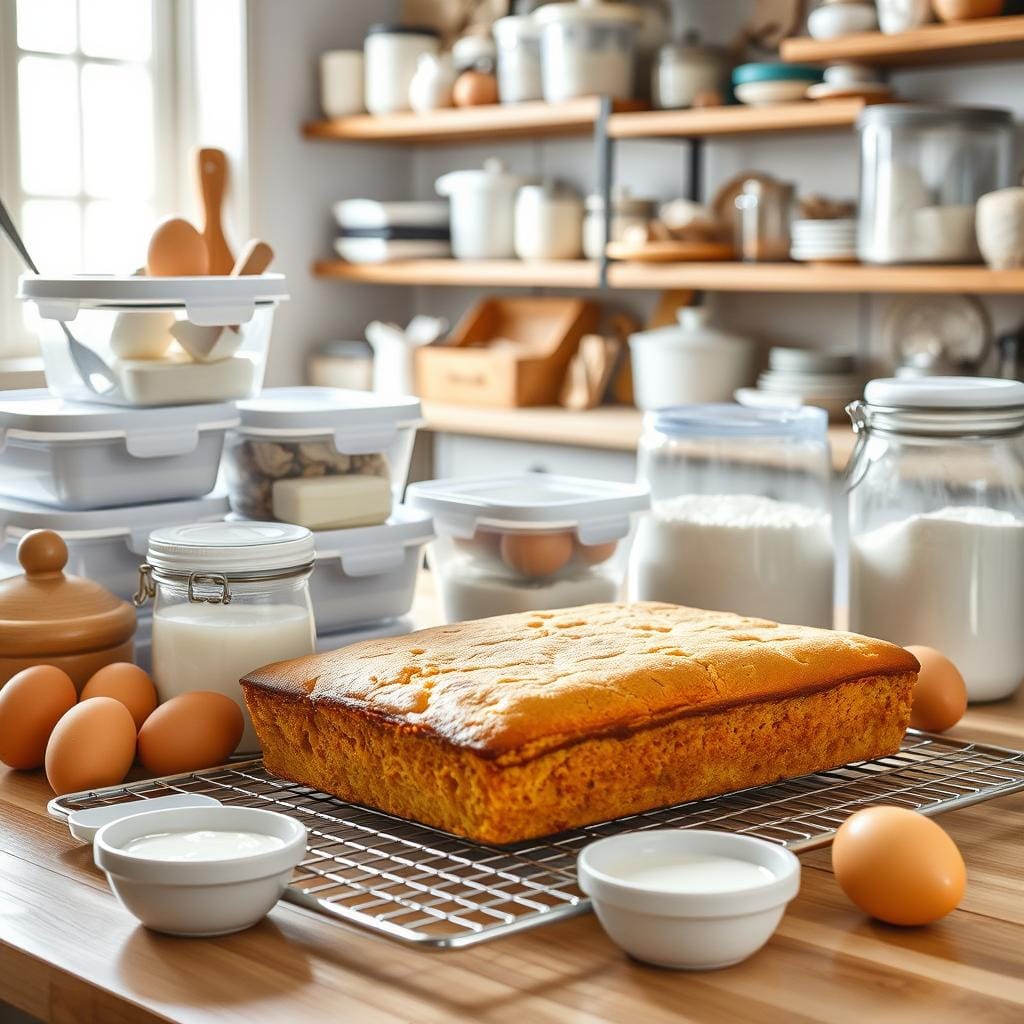 Kefir Sheet Cake Storage Tips