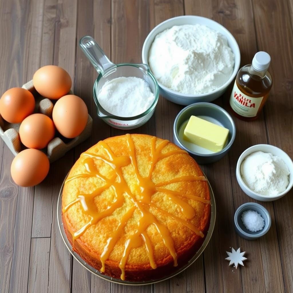 Kentucky Butter Cake Ingredients