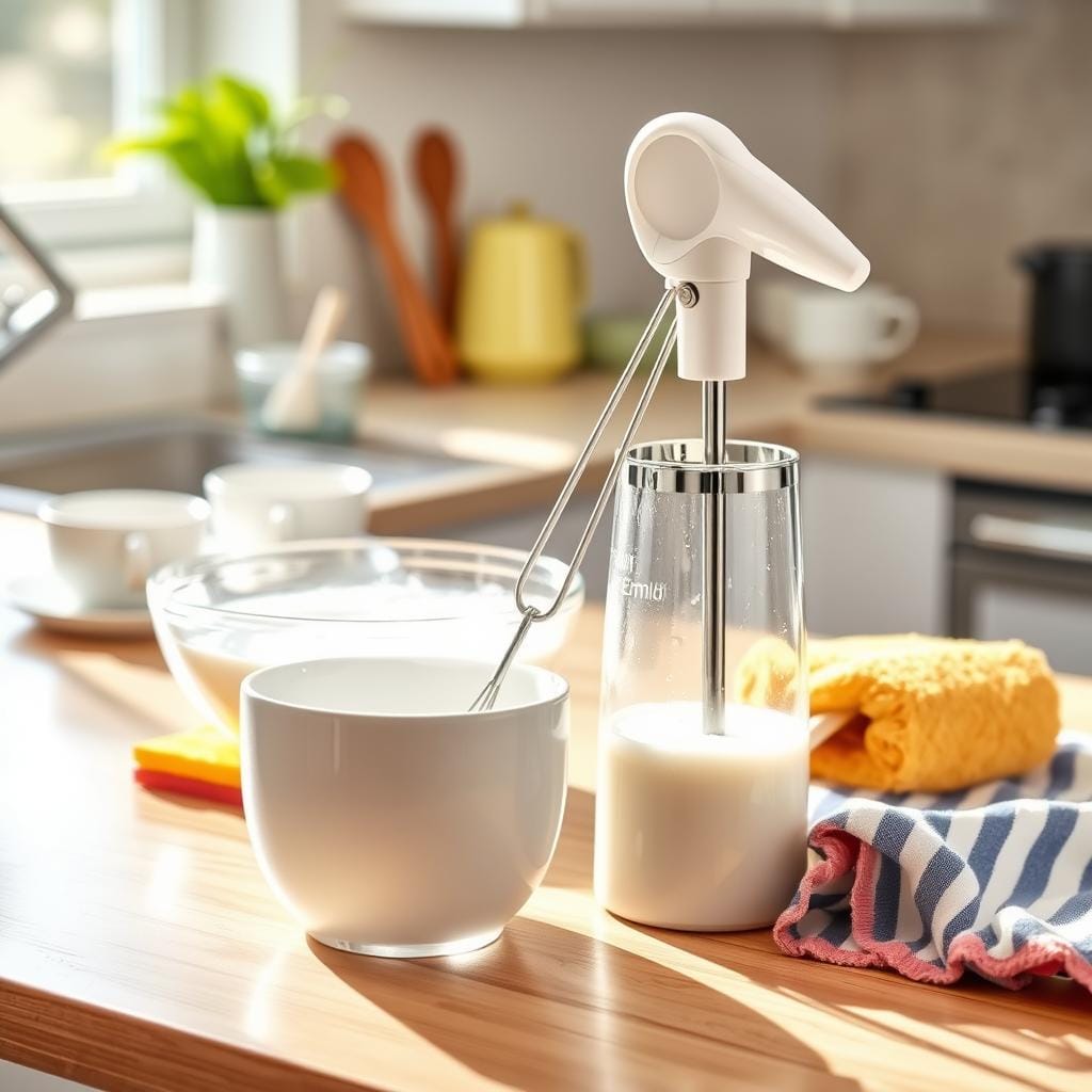 Manual Milk Frother Cleaning Guide