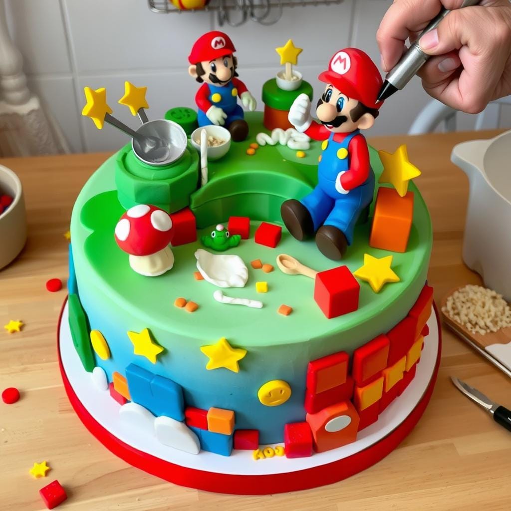 Mario Cake Baking Techniques Mario Cake Baking Techniques