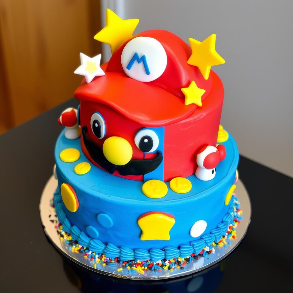Mario Cake Flavor Design Mario Cake Flavor Design