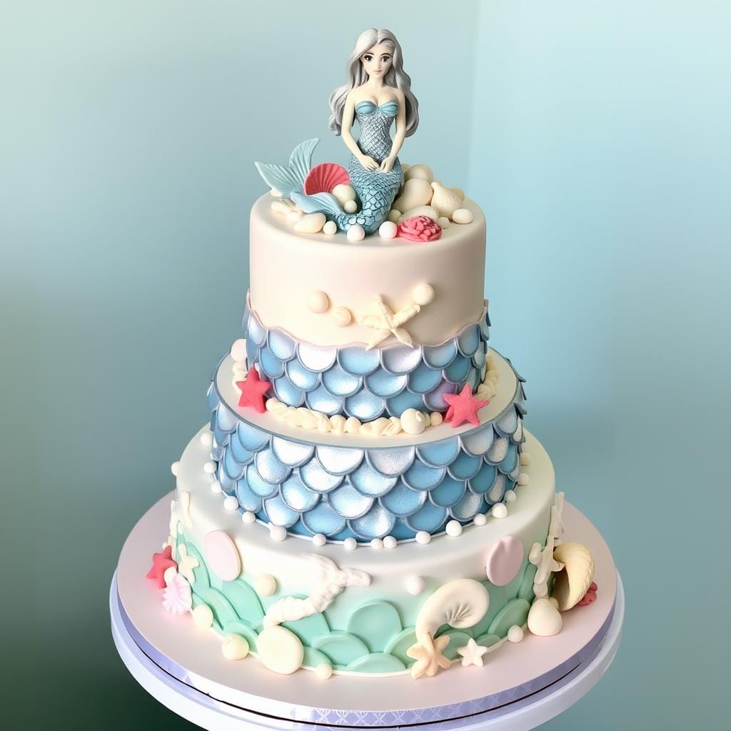 Mermaid Cake Designs