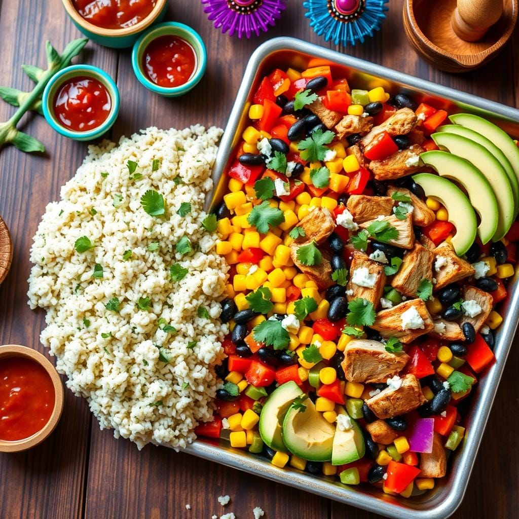 Mexican Fiesta Sheet Pan Meal Mexican Fiesta Sheet Pan Meal
