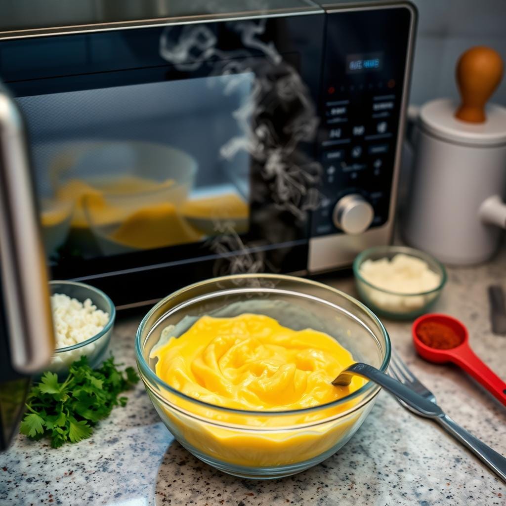 Microwave Scrambled Eggs Preparation Microwave Scrambled Eggs Preparation