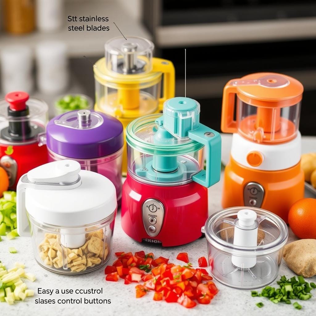 Mini Food Processor Features