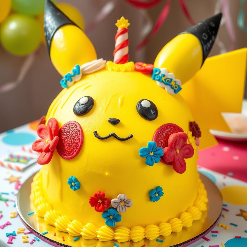 Pikachu birthday cake design Pikachu birthday cake design