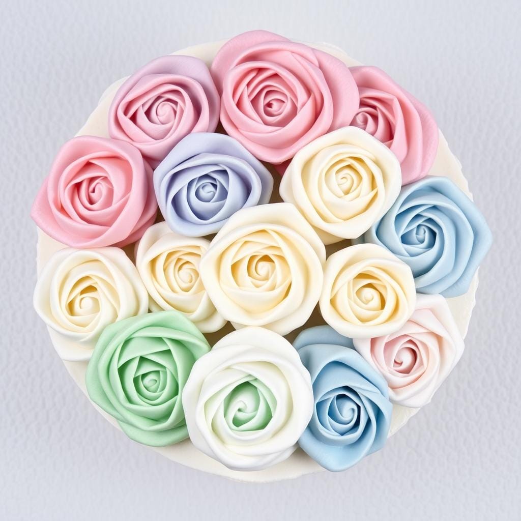 Rosette Cake Color Palette