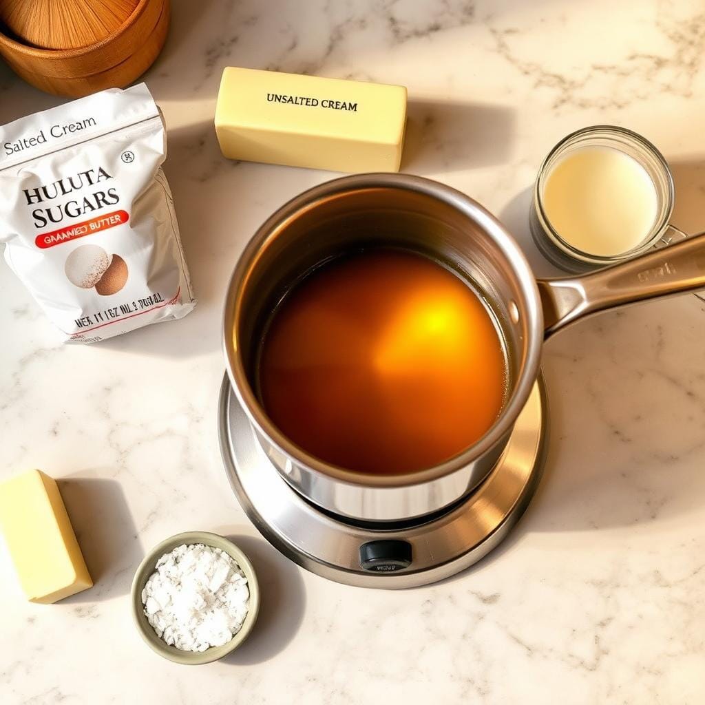 Salted Caramel Sauce Preparation