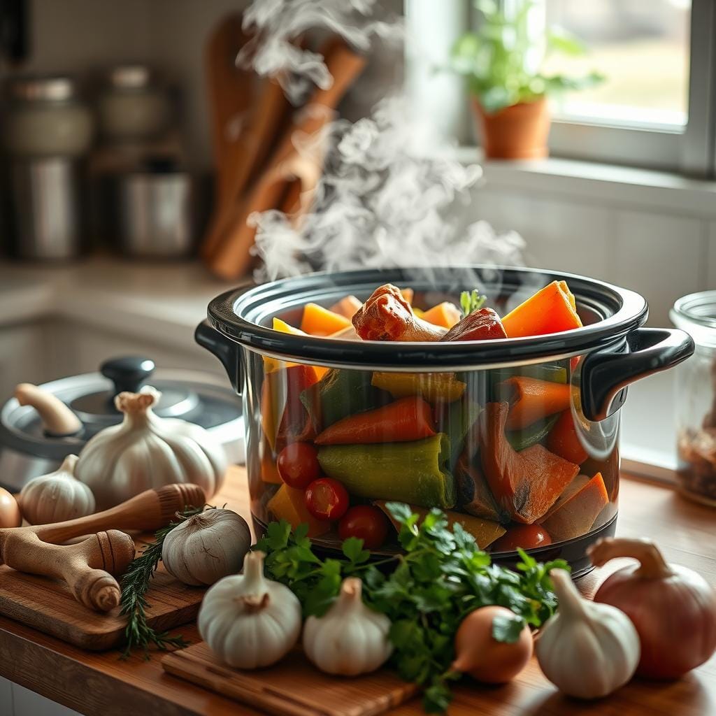 Slow Cooker Stock Preparation Slow Cooker Stock Preparation