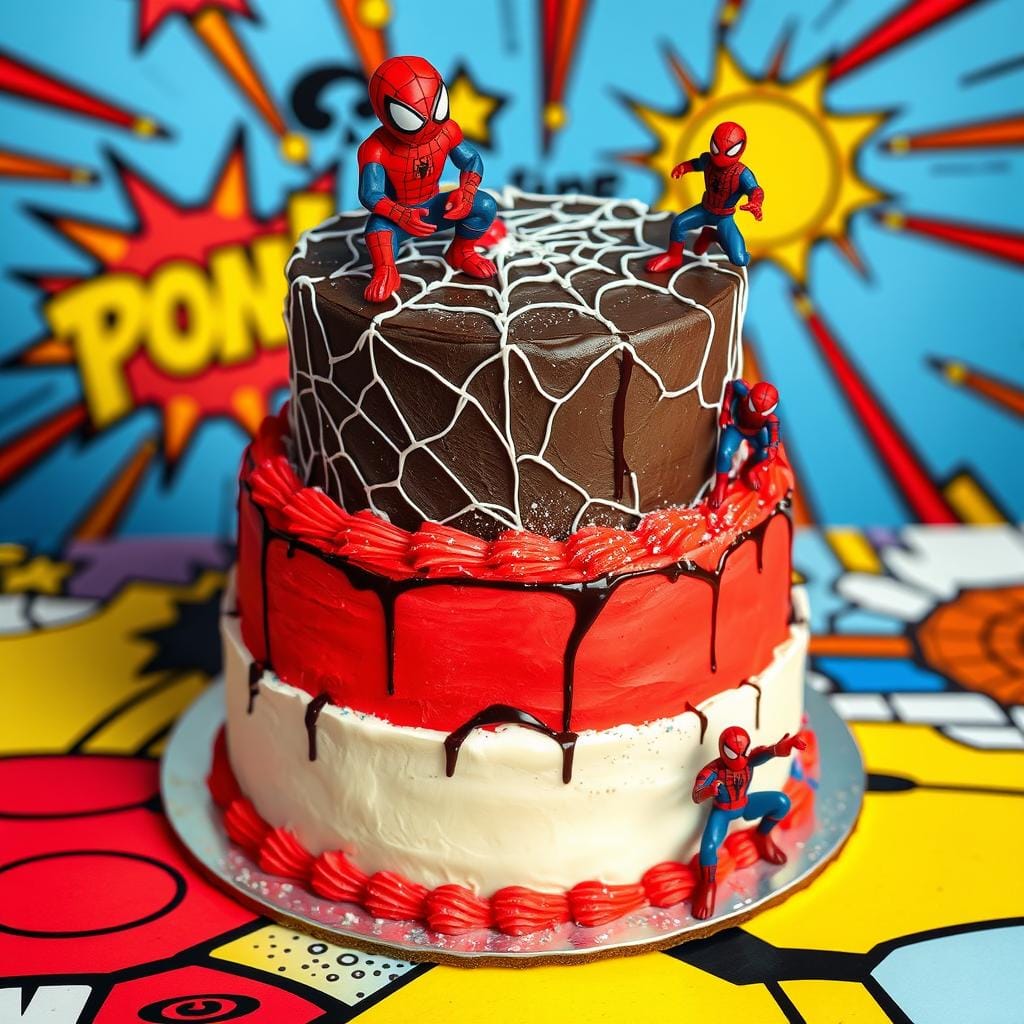 Spiderman Cake Flavor Options Spiderman Cake Flavor Options