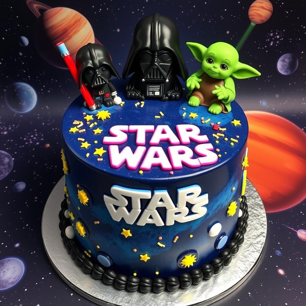 Star Wars Birthday Cake Design Star Wars Birthday Cake Design