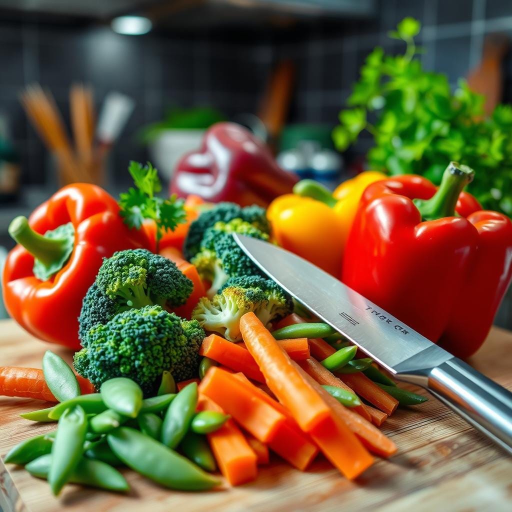 Stir-Fry Vegetable Preparation Stir-Fry Vegetable Preparation