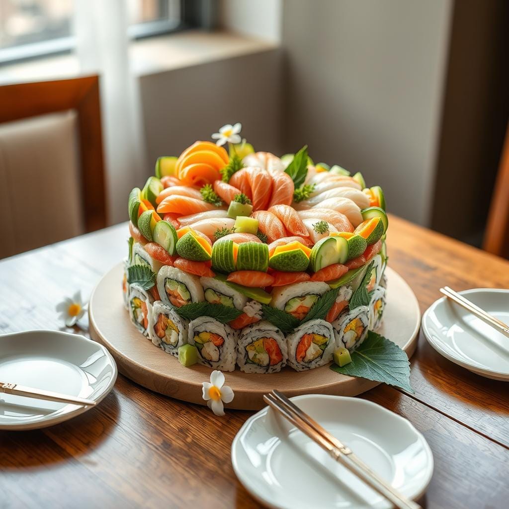 Sushi Cake Event Presentation Sushi Cake Event Presentation
