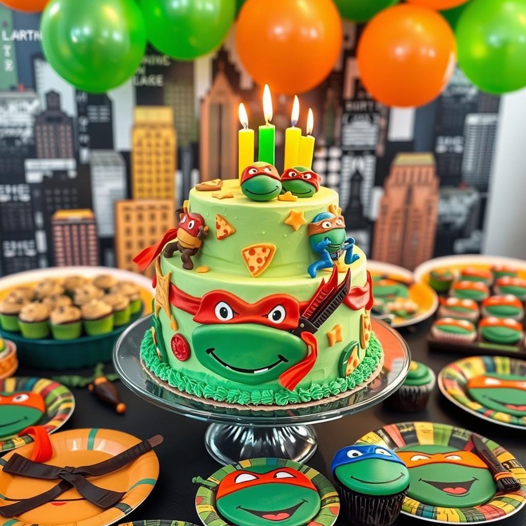 TMNT Cake Presentation Ideas TMNT Cake Presentation Ideas