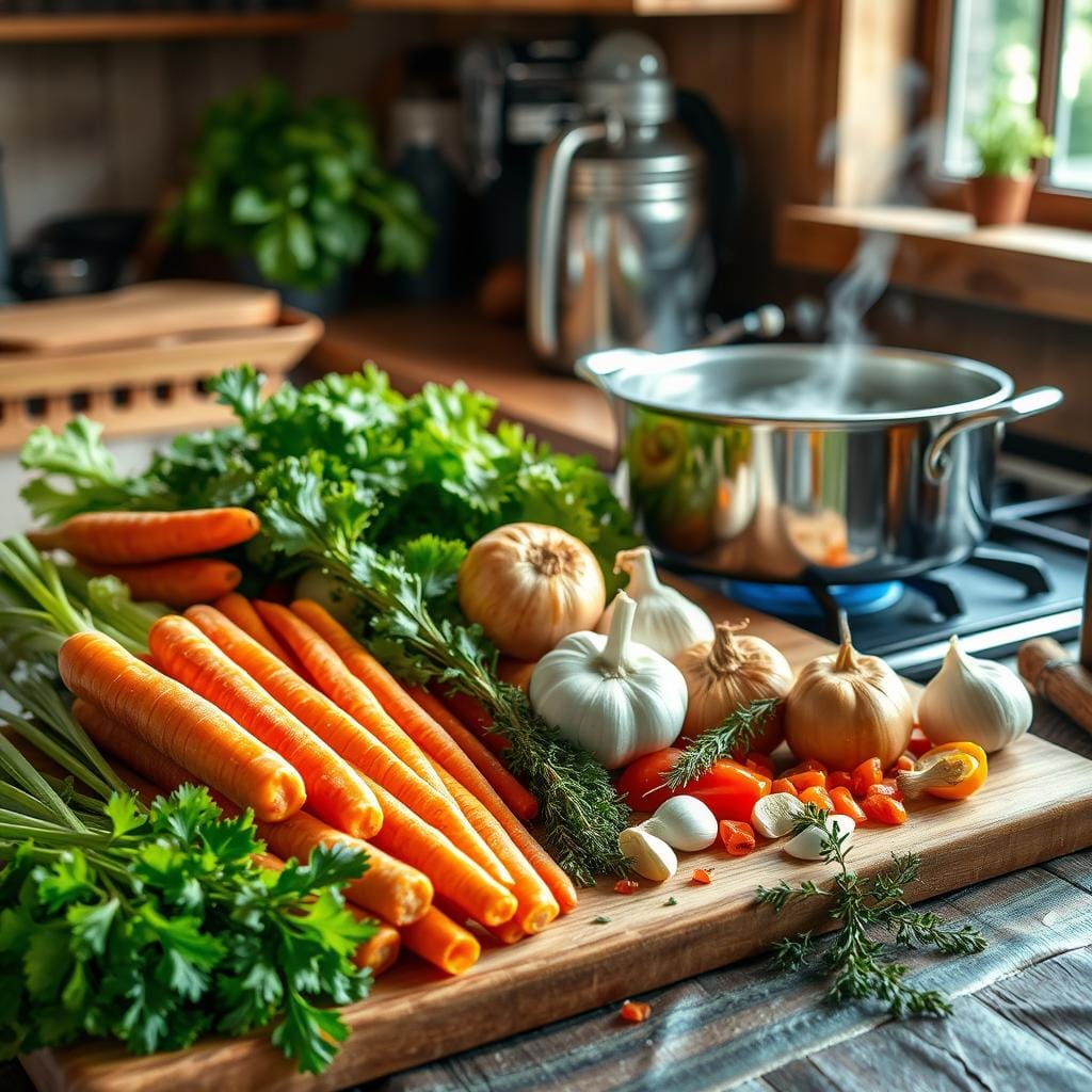 Vegetable Stock Preparation Vegetable Stock Preparation