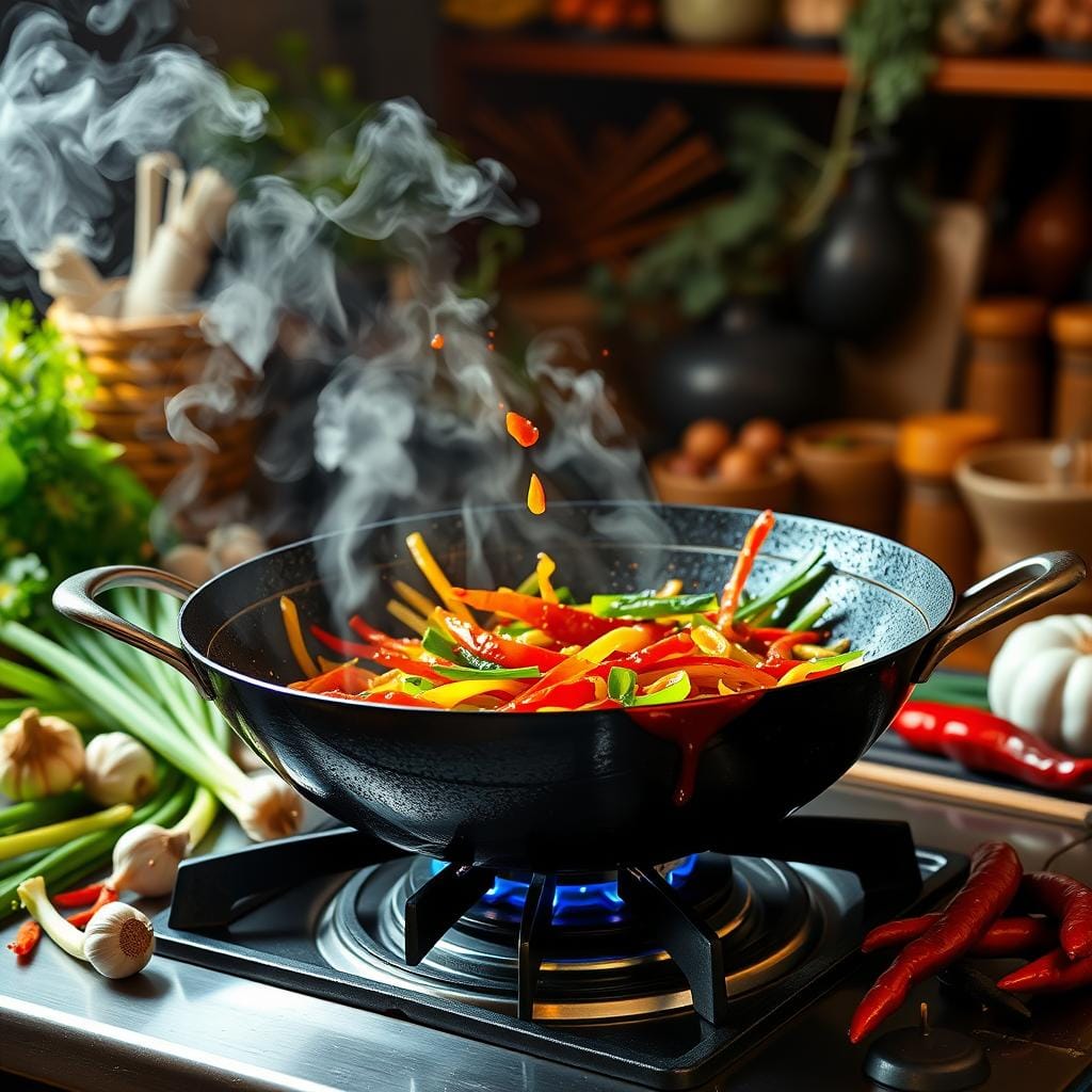 Wok Aromatics Cooking Techniques