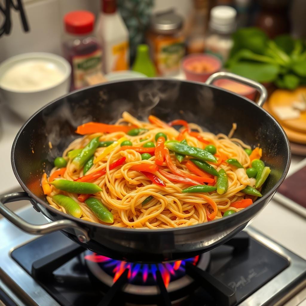 Wok Noodle Stir-Fry Techniques
