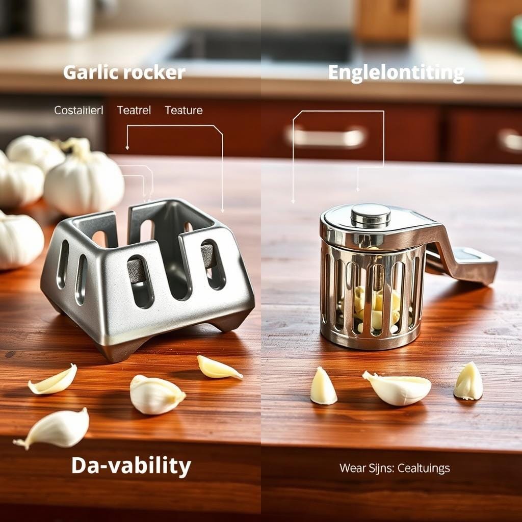 Garlic Preparation Tools Durability Comparison